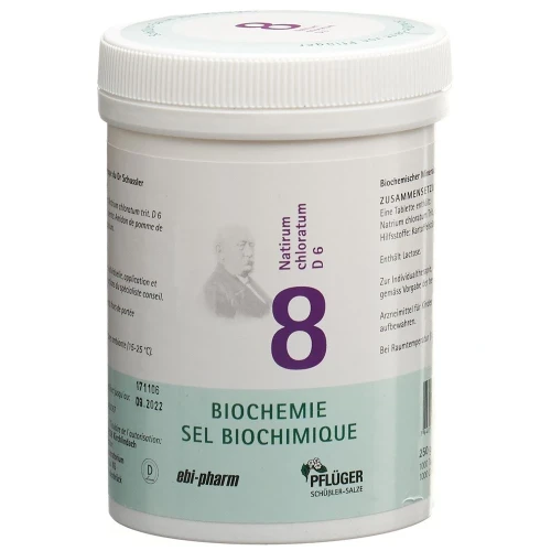 PFLÜGER SCHÜSSLER Nr8 Natr chlor Tabl D 6 Ds 250 g