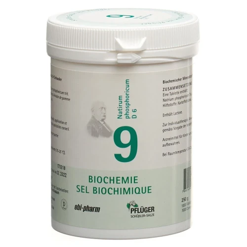 PFLÜGER SCHÜSSLER Nr9 Natr phos Tabl D 6 250 g