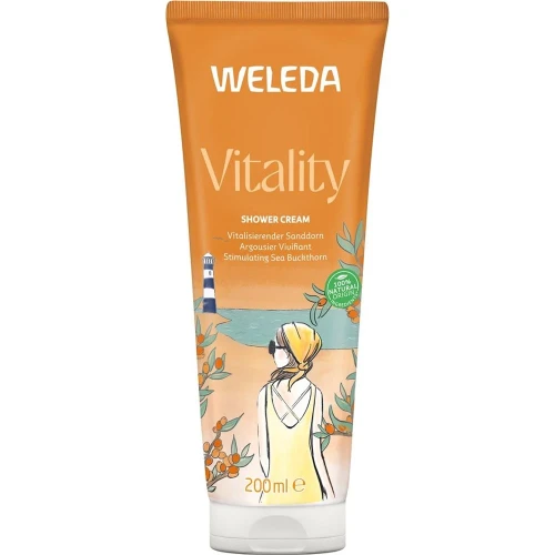 WELEDA Shower Cream Vitality Sanddorn 200 ml