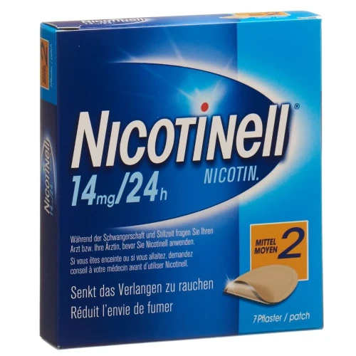 NICOTINELL 2 mittel Matrixpfl 14 mg/24h 7 Stk