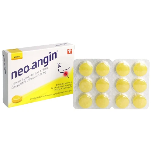 NEO-ANGIN Lutschtabl citron 24 Stk