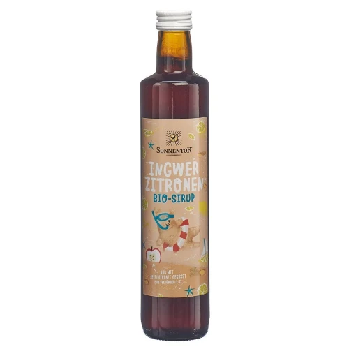 SONNENTOR Ingwer-Zitronen Sirup BIO 500 ml