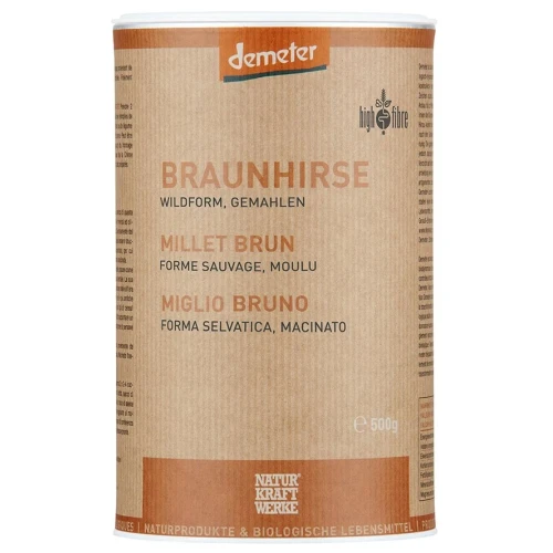 NATURKRAFTWERKE Braunhirse gemahlen Demeter 500 g