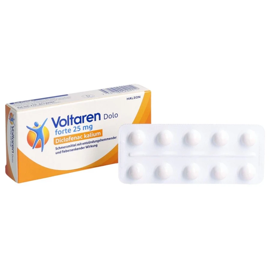 VOLTAREN DOLO forte Drag 25 mg 10 Stk VOLTAREN DOLO forte Drag 25 mg 10 Stk