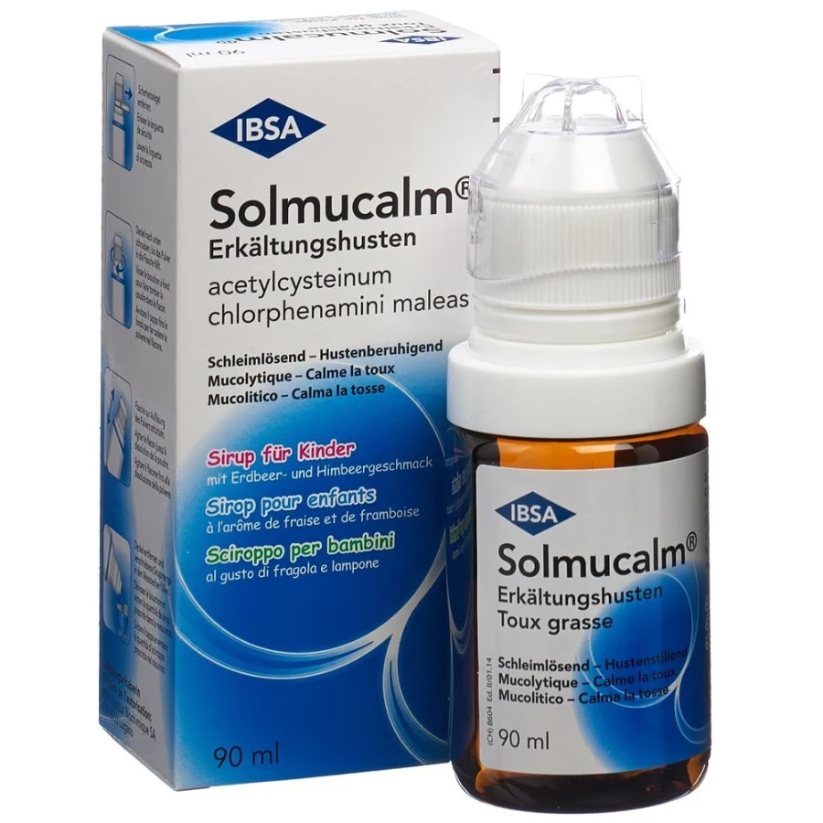 SOLMUCALM Erkältungshusten Sirup Kind Fl 90 ml SOLMUCALM Erkältungshusten Sirup Kind Fl 90 ml