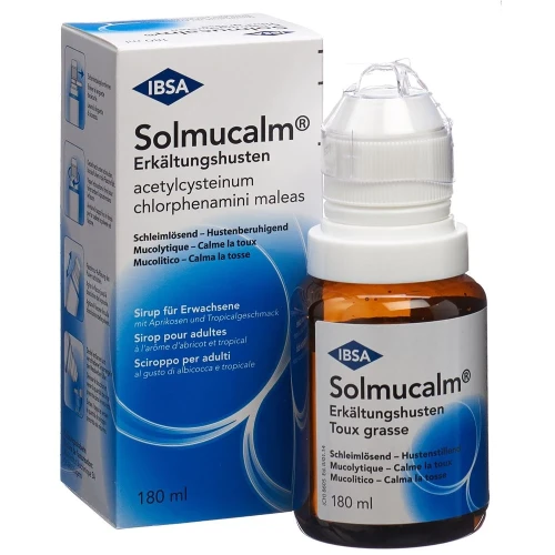 SOLMUCALM Erkältungshusten Sirup Erw Fl 180 ml