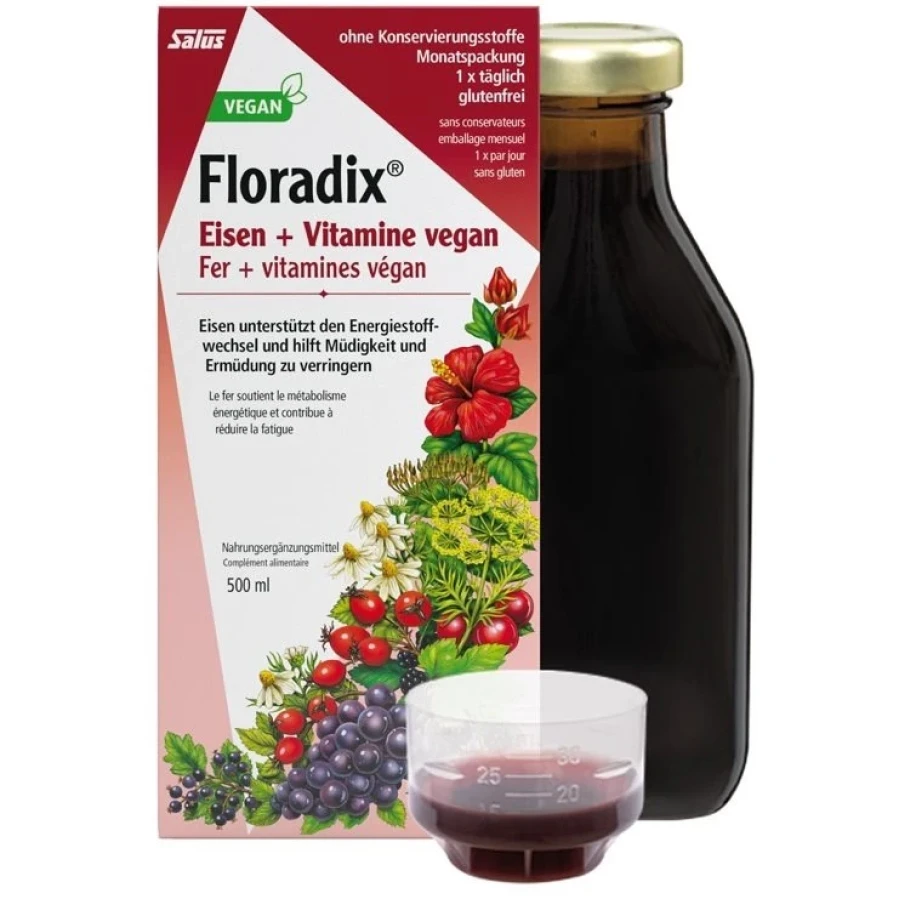 FLORADIX VEGAN Eisen + Vitamine (#) Fl 500 ml