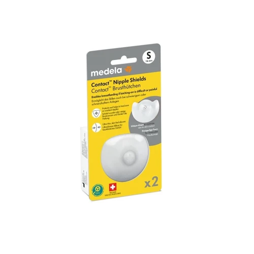 MEDELA Contact Brusthütchen S 16mm mit Box 1 Paar