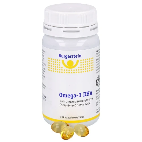 BURGERSTEIN Omega-3 DHA Weichkaps Ds 100 Stk