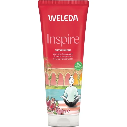 WELEDA Shower Cream Inspire Granatapfel Tb 200 ml