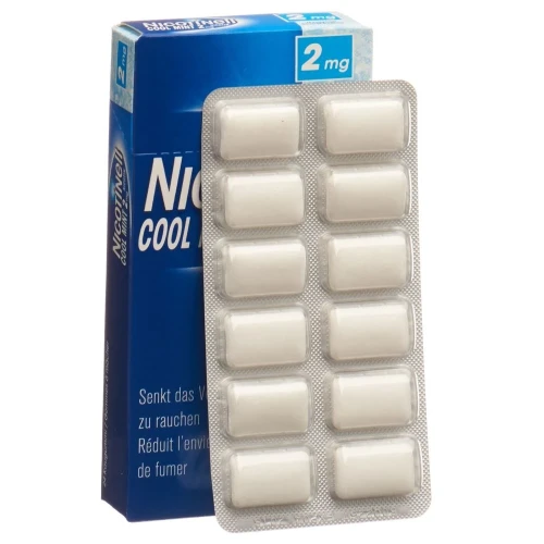 NICOTINELL Gum 2 mg cool mint 24 Stk