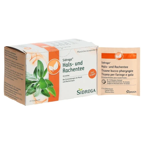SIDROGA Hals- und Rachentee 20 Btl 2.5 g