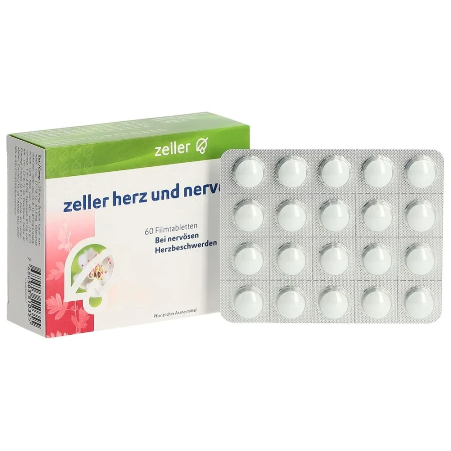 ZELLER Herz und Nerven Filmtabl 60 Stk ZELLER Herz und Nerven Filmtabl 60 Stk