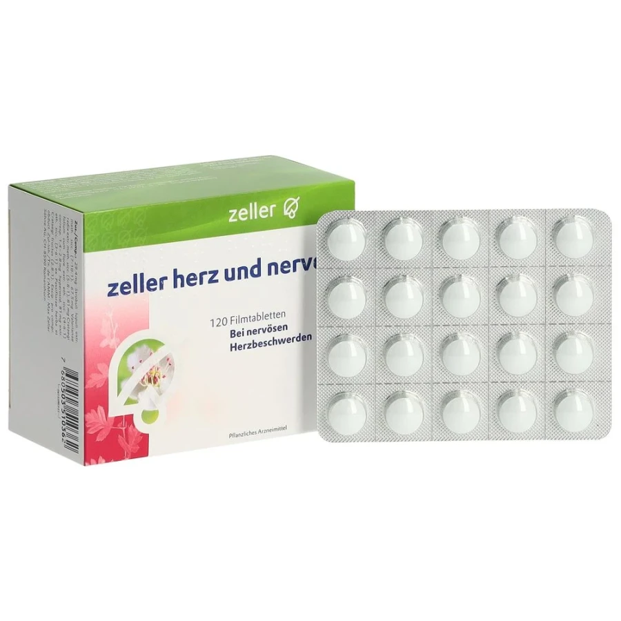 ZELLER Herz und Nerven Filmtabl 120 Stk ZELLER Herz und Nerven Filmtabl 120 Stk