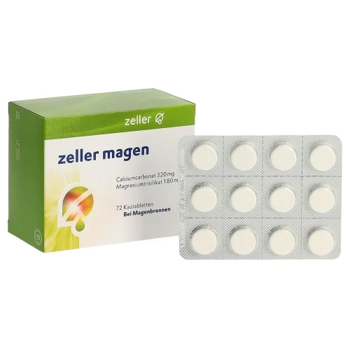 ZELLER Magen Kautabl 72 Stk