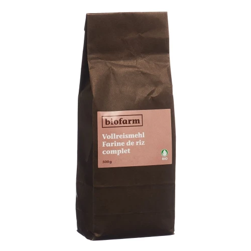 BIOFARM Reismehl Knospe Btl 500 g