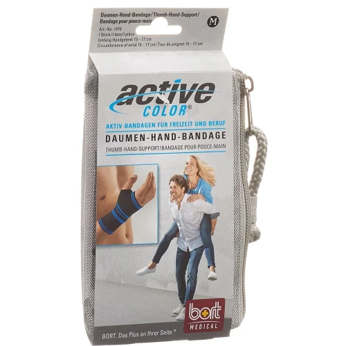 BORT ActiveColor Daumen-Hand S schwarz