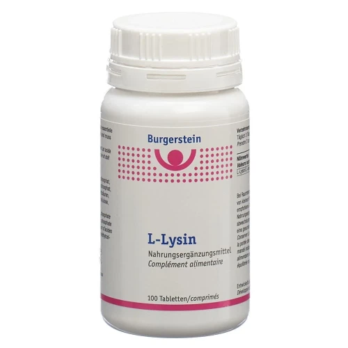 BURGERSTEIN L-Lysin Tabletten 100 Stk