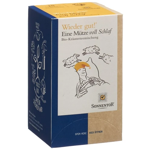SONNENTOR Eine Mütze voll Schlaf Tee BIO 18 Stk
