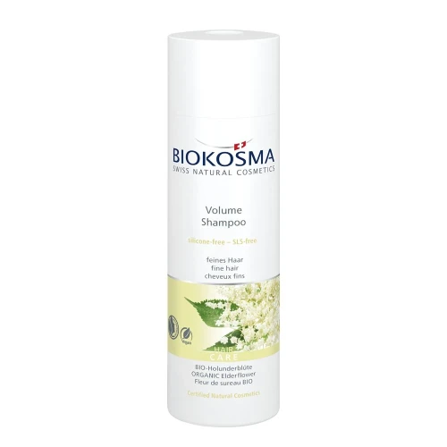 BIOKOSMA Shampoo Volume Holunderblüten Flasche 200 ml