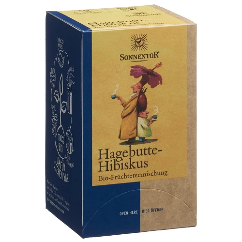 SONNENTOR Hagebutte Hibiskus Tee BIO 18 Btl 3 g