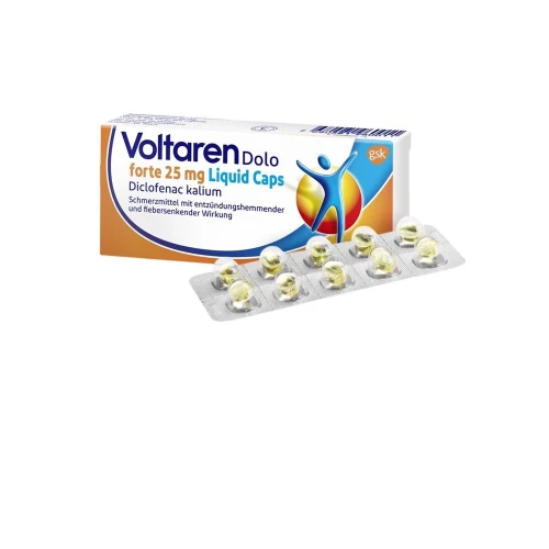 VOLTAREN DOLO forte Liquid Caps 25 mg 10 Stk