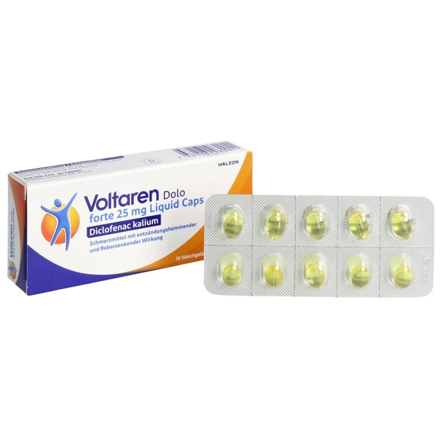 VOLTAREN DOLO forte Liquid Caps 25 mg 10 Stk VOLTAREN DOLO forte Liquid Caps 25 mg 10 Stk