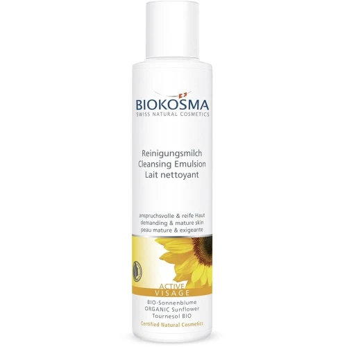 BIOKOSMA Active Reinigungsmilch Flasche 150 ml