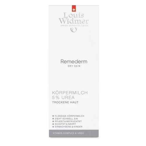 LOUIS WIDMER REMEDERM Lait Corps 5% Urea Parfümiert 200 ml