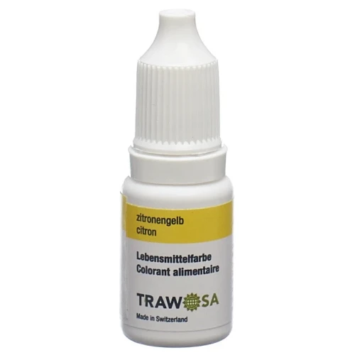 TRAWOSA Lebensmittelfarbstoff zitronengelb 10 ml