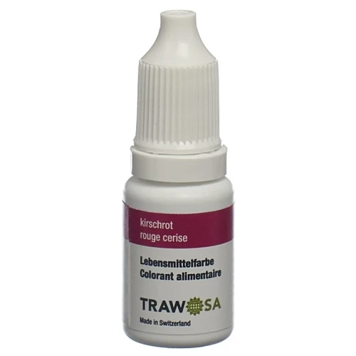 TRAWOSA Lebensmittelfarbstoff kirschrot 10 ml