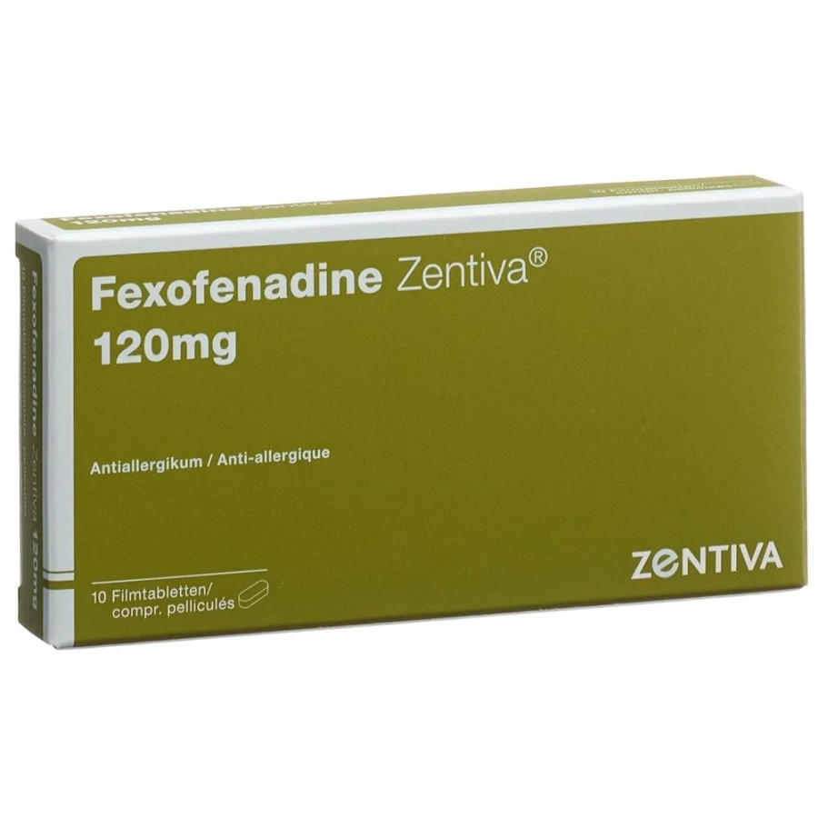 FEXOFENADINE Zentiva Filmtabl 120 mg 10 Stk FEXOFENADINE Zentiva Filmtabl 120 mg 10 Stk