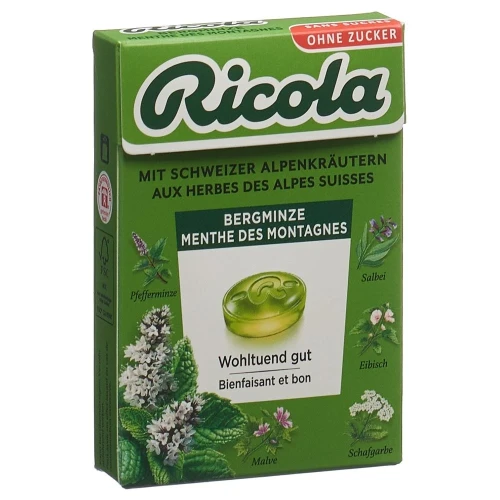 RICOLA Bergminze Bonbons oZ m Stevia Box 50 g
