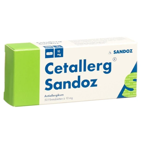 CETALLERG Sandoz Filmtabl 10 mg 50 Stk