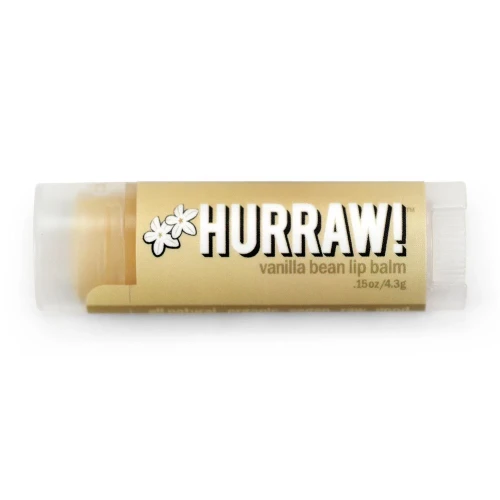 HURRAW! Lip Balm Vanilla Bean BIO 4.3 g