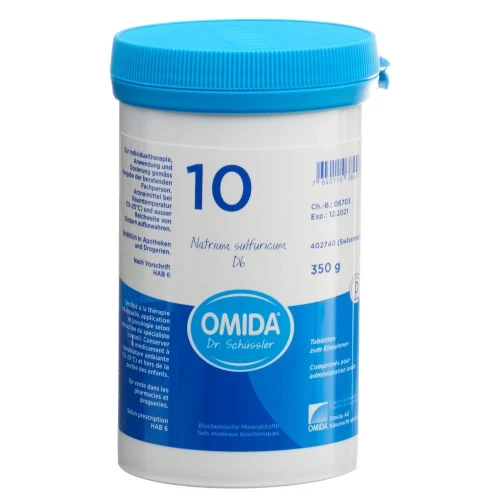 OMIDA SCHÜSSLER Nr10 Nat sulf Tabl D 6 Ds 350 g