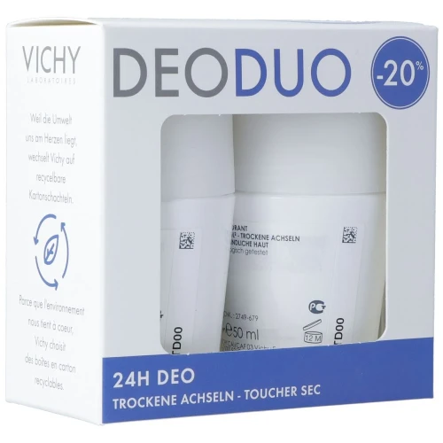VICHY Deo Anti Nässe Duo 2 Roll-on 50 ml