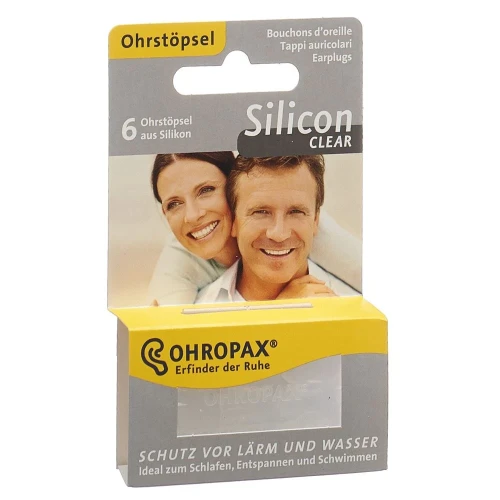 OHROPAX Silicon Clear Ohrstöpsel 6 Stk