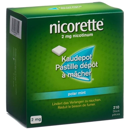 NICORETTE Polar Mint Kaudepots 2 mg 210 Stk