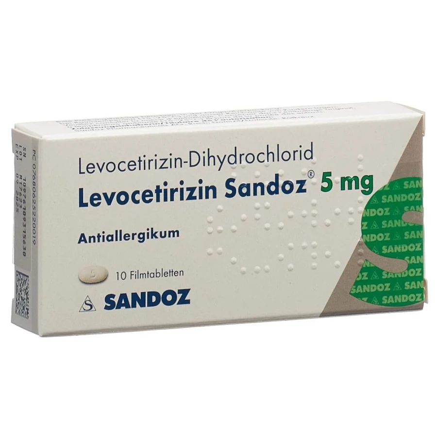 LEVOCETIRIZIN Sandoz Filmtabl 5 mg 10 Stk LEVOCETIRIZIN Sandoz Filmtabl 5 mg 10 Stk