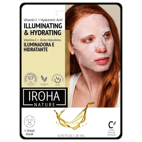 IROHA Tissue Mask Vit C/Hyalur
