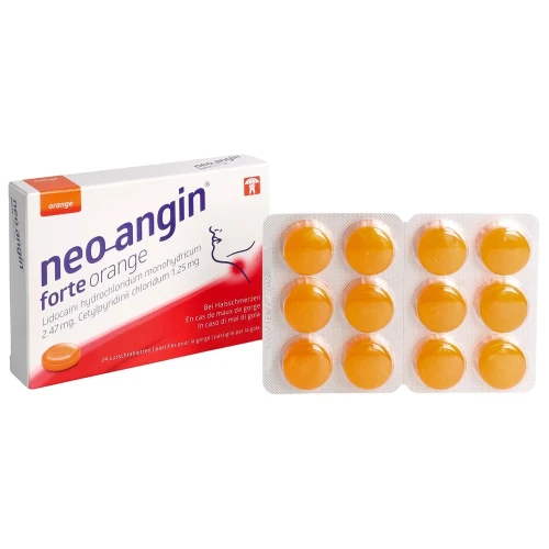 NEO-ANGIN forte Lutschtabl orange 24 Stk