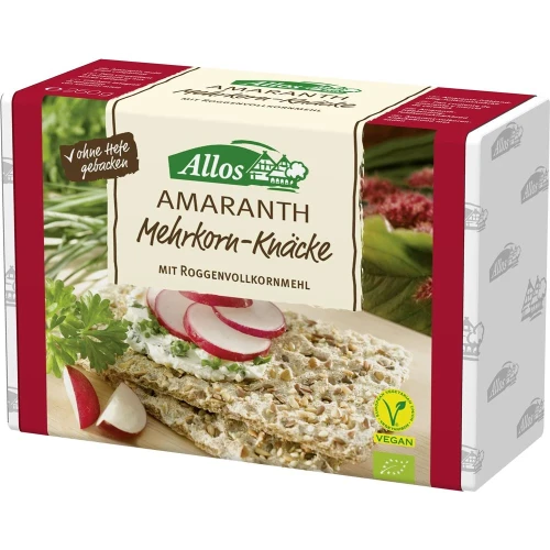 ALLOS Knäckebrot Amaranth Mehrkorn 250 g