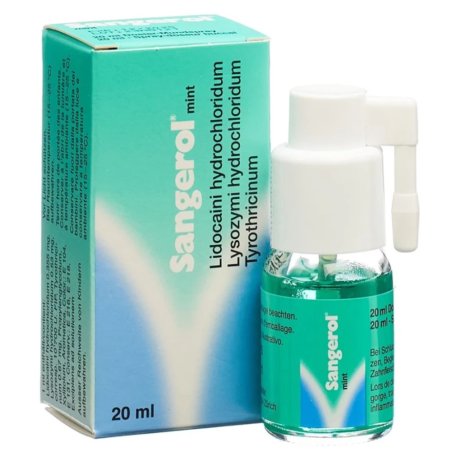 SANGEROL Dosier Mundspray mint o Zucker 20 ml SANGEROL Dosier Mundspray mint o Zucker 20 ml