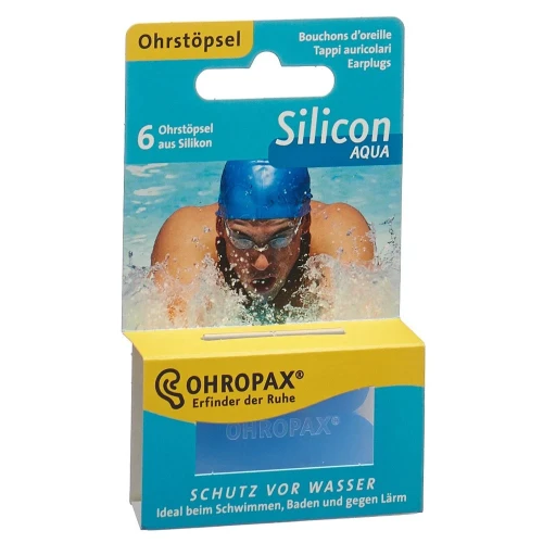 OHROPAX Silicon Aqua 6 Stk