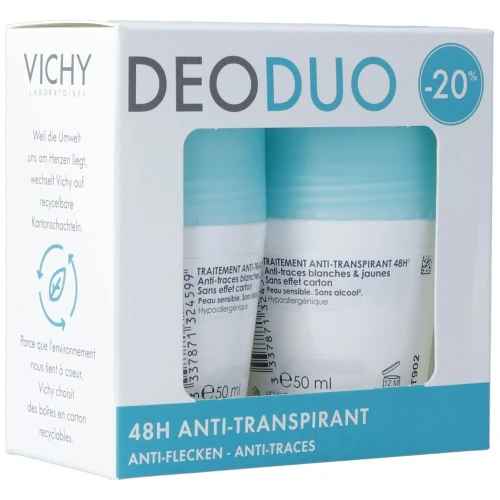 VICHY Deo Anti-Flecken Duo 2 Roll-on 50 ml