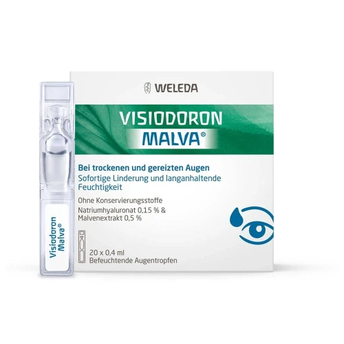 VISIODORON MALVA Gtt Opht 20 Monodos 0.4 ml