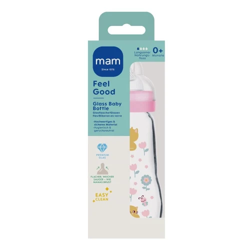 MAM Feel Good Glasflasche 260ml 2+m