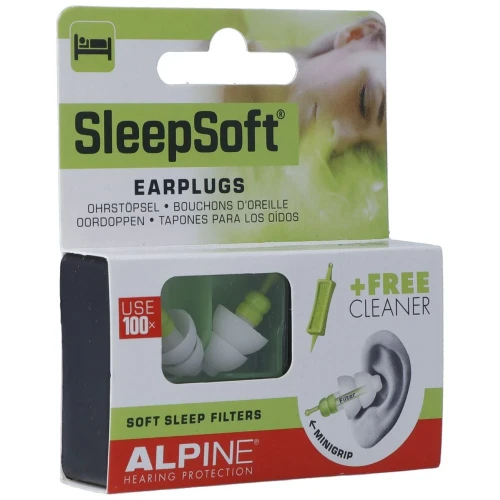 ALPINE SleepSoft+Gehörschutzstöpsel Euroloch 1 Paar
