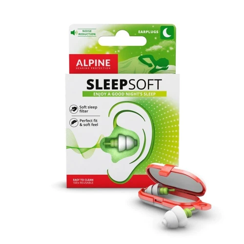 ALPINE SleepSoft+Gehörschutzstöpsel Euroloch 1 Paar